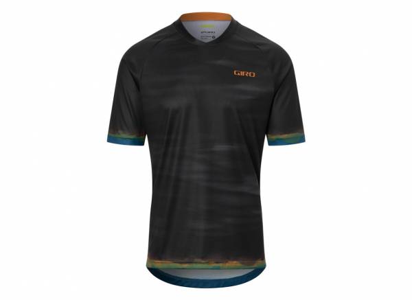 Giro Roust Short Sleeve MTB Jersey - Black Hot Lap Black Hot Lap Small 