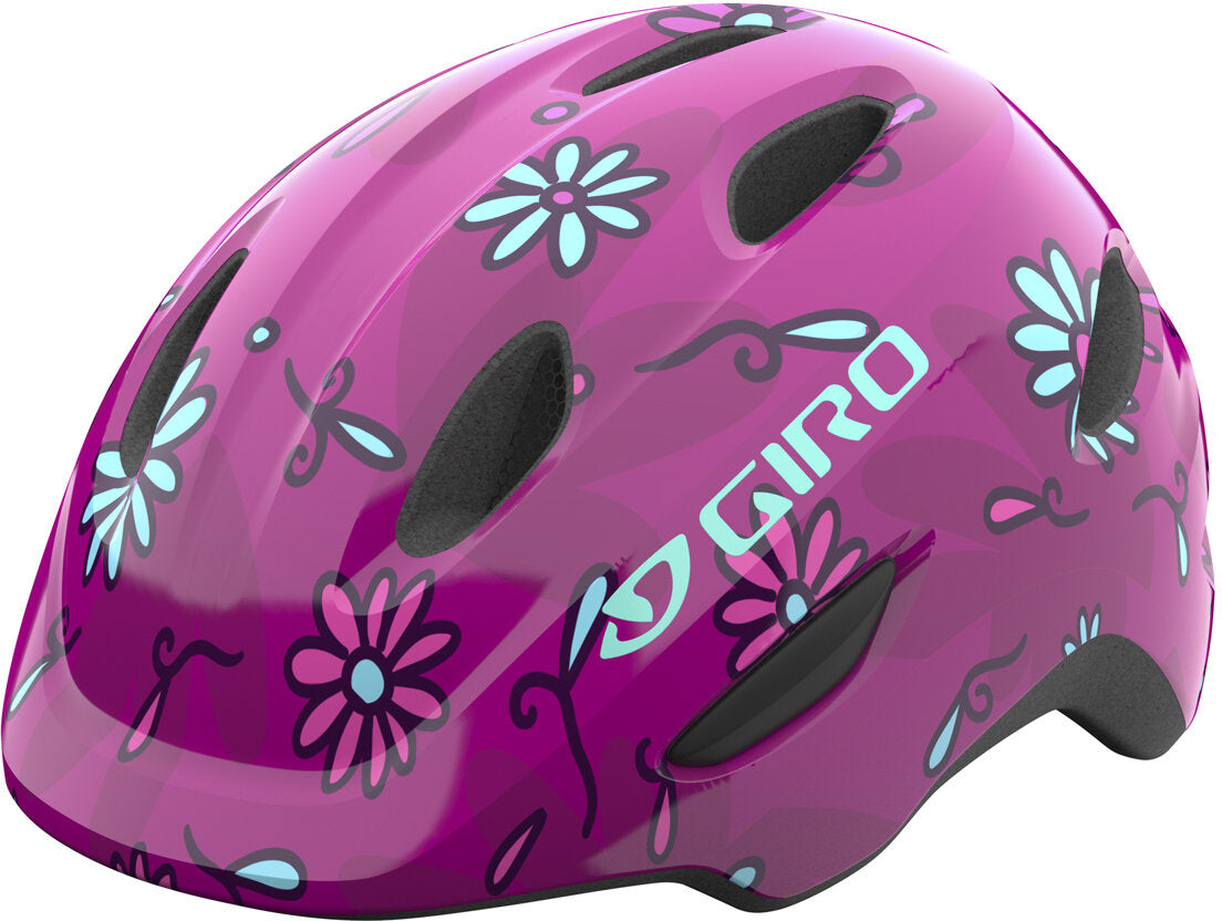 Giro Scamp Child Helmet - Pink Sugar Daisies Pink Sugar Daisies X-Small 