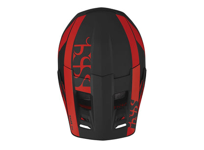 iXS Xult DH Full Face Helmet - Red-Graphite