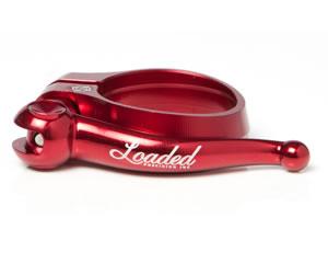 Loaded X-Lite QR Seat Clamp - Ti Bolt - Red Red 31.8mm 