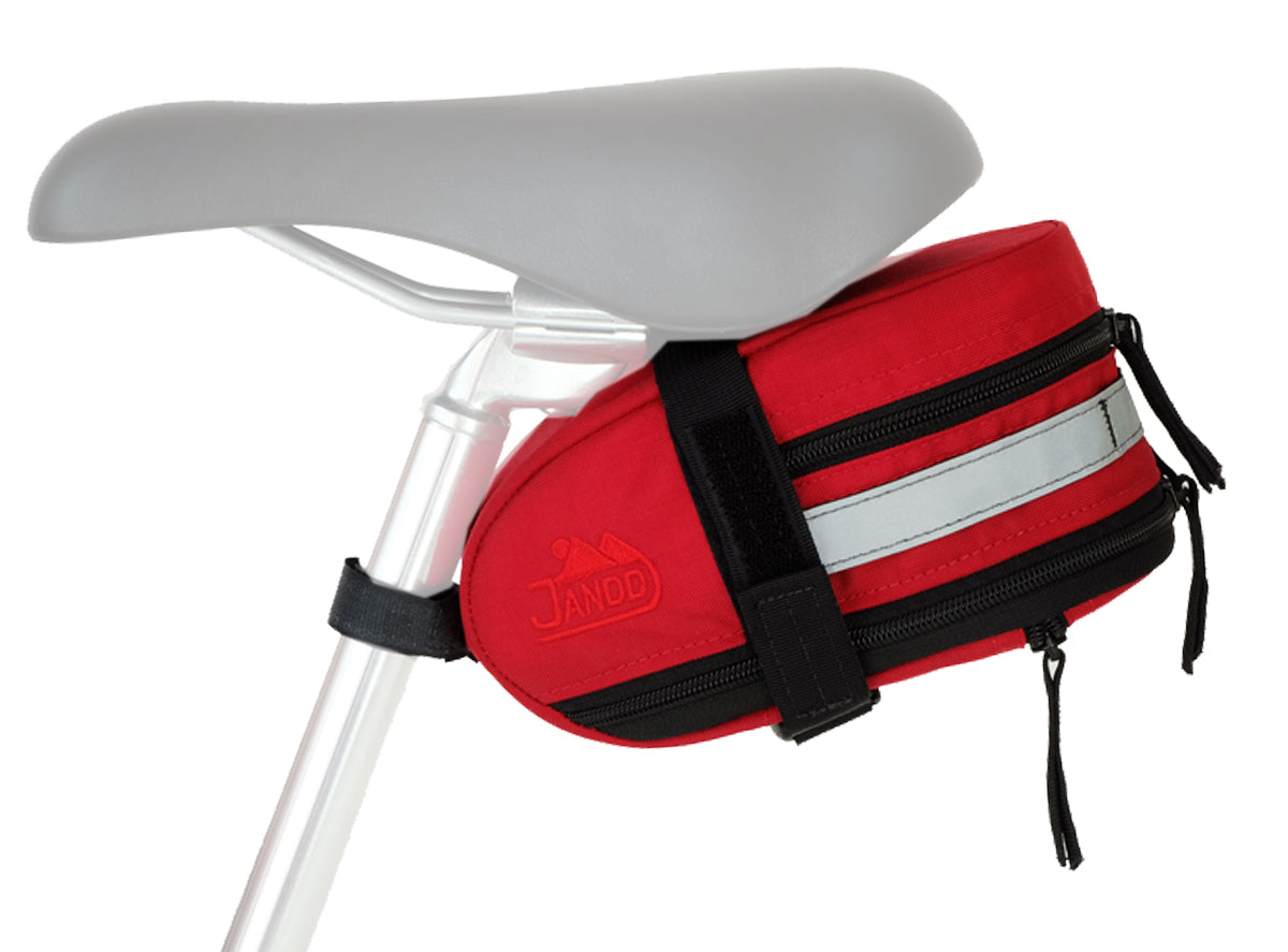 Jandd Mountaineering Mountain Wedge Expandable Saddle Bag - Red Red  