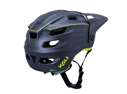 Kali Protectives Maya 2.0 Revolt MTB Helmet - Matt Titanium-Flo Yellow - 2019