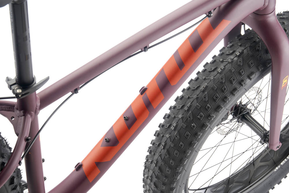Kona WO 26 Fat Bike Matt Plum – Cambria Bike1
