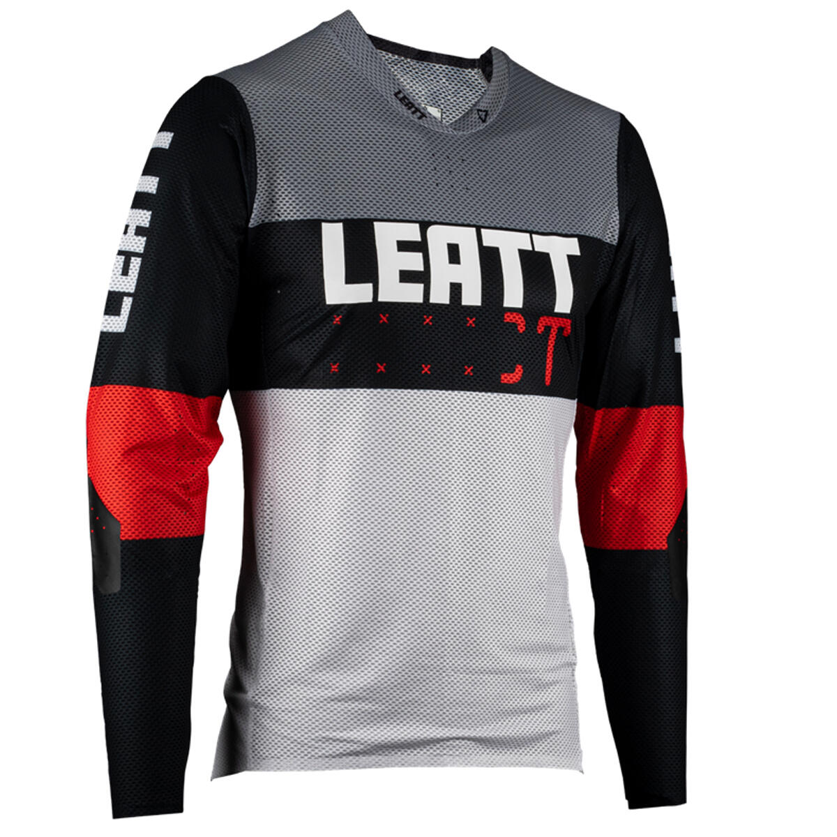 Leatt Gravity 4.0 Long Sleeve MTB Jersey - Titanium - 2023