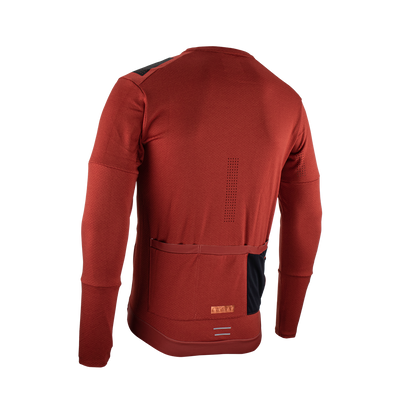 Leatt Trail 4.0 Long Sleeve MTB Jersey - Lava - 2023