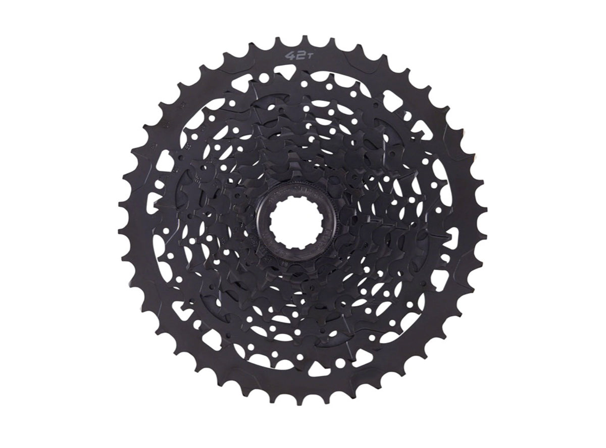 microSHIFT ADVENT 9 MTB Spd MTB Cassette Black 11-42t Alloy Large Cog