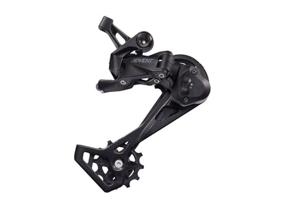 microSHIFT ADVENT M6195 9 Spd MTB Rear Derailleur Black Long Cage Clutch