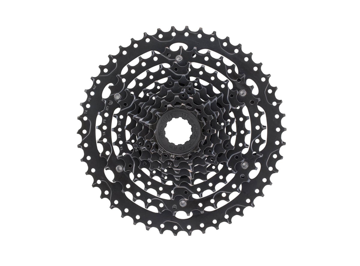 microSHIFT Acolyte 8 Spd Wide Range MTB Cassette Black 12-42t 