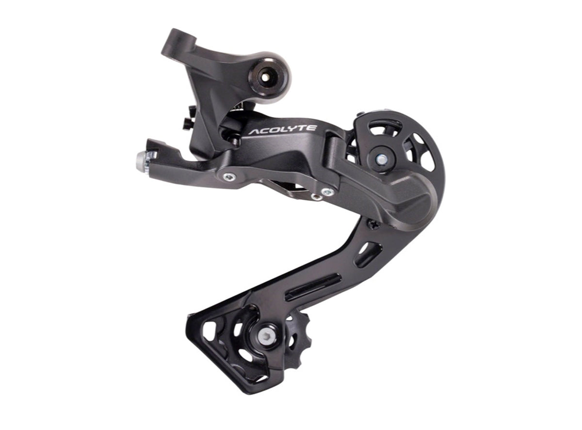 microSHIFT Acolyte M5180 8 Spd MTB Rear Derailleur Black Medium Cage 