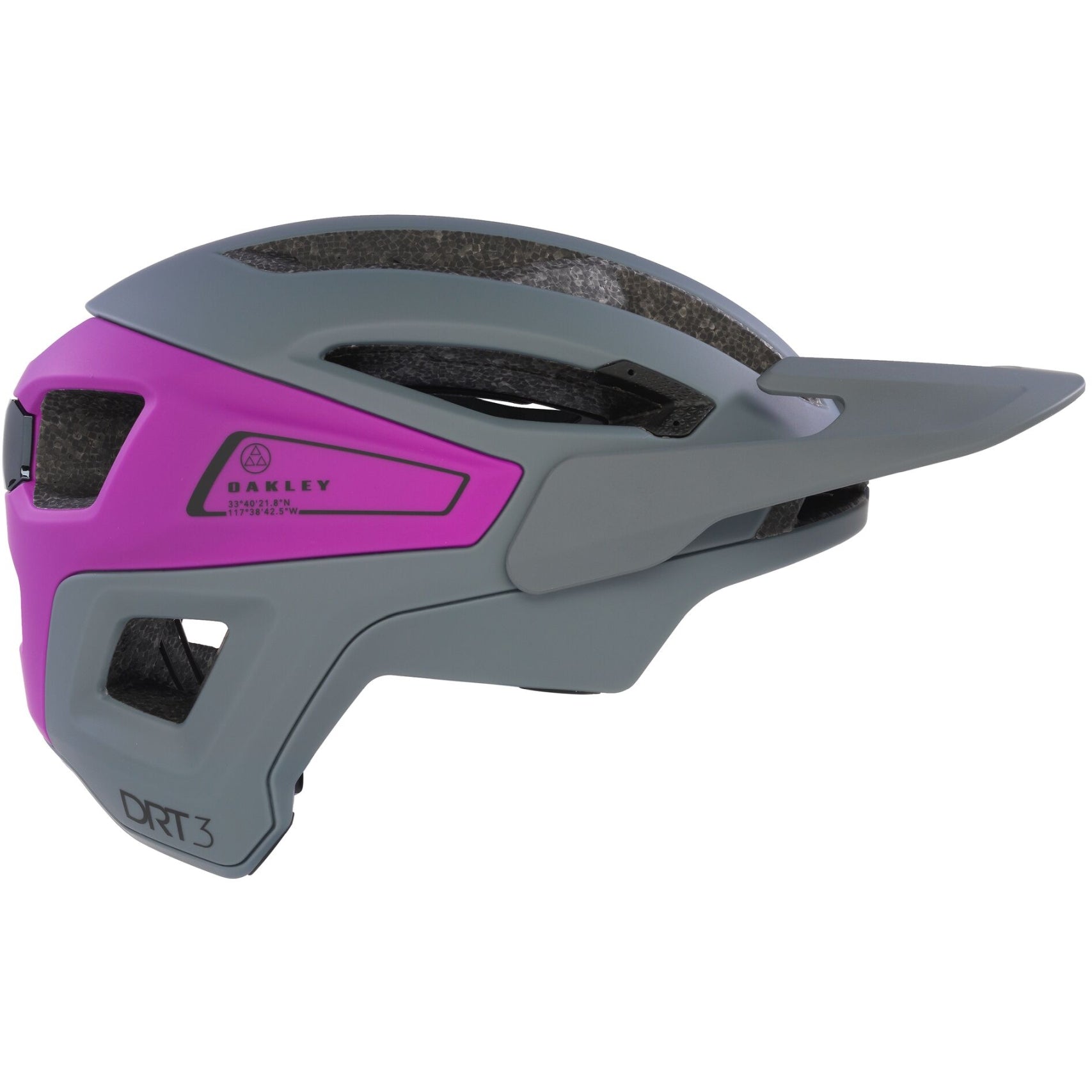 Oakley DRT3 MTB Helmet - Forged Iron-Ultra Purple - 2022 Forged Iron - Ultra Purple Small 