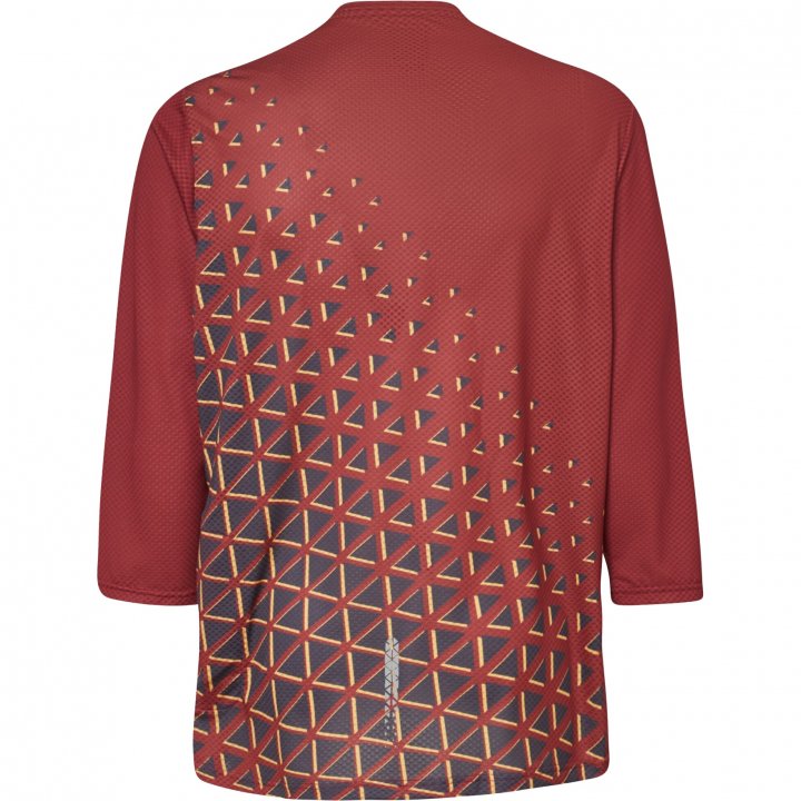 Oakley Factory Flow 3/4 Sleeve MTB Jersey - Iron Red - 2022