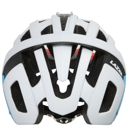 Lazer Revolution MTB Helmet - Matt White-Coral Blue