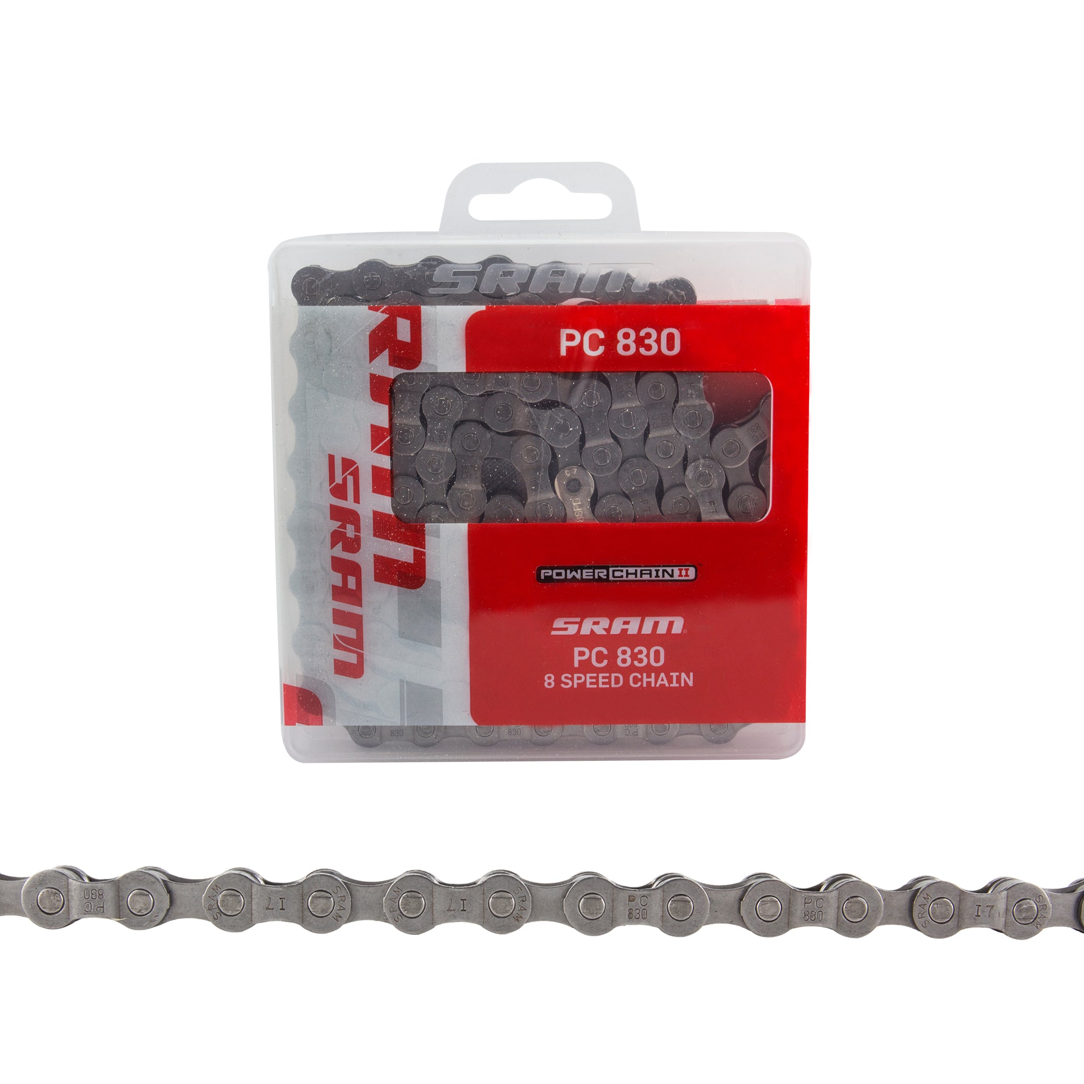 SRAM PC 830 Chain 6 7 8 Speed Chain Grey Cambria Bike