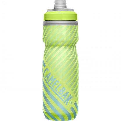 Camelbak Podium Chill Outdoor Water Bottle - 21oz - Lime-Blue Stripe