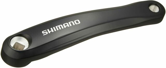 Shimano MT101 Left Hand Square Taper Crank Arm - Black Black 170mm 