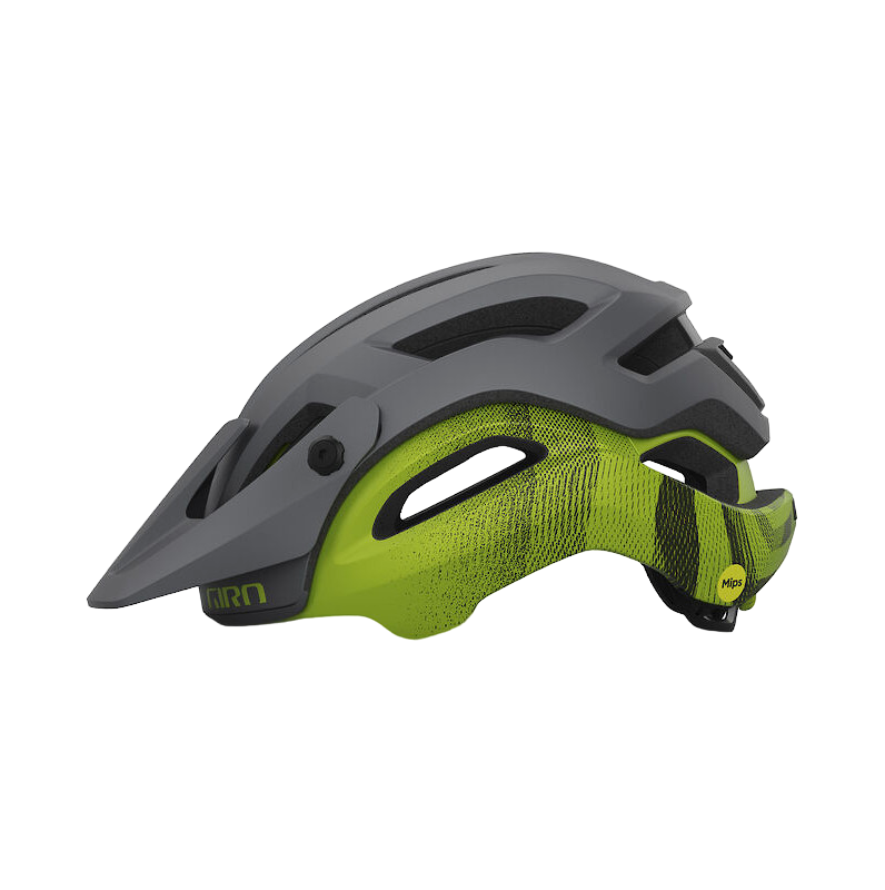Giro Manifest Spherical MTB Helmet - Matt Metallic Black-Ano Lime - 2022