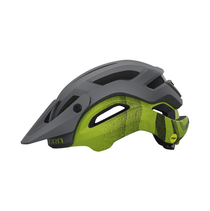 Giro Manifest Spherical MTB Helmet - Matt Metallic Black-Ano Lime - 2022