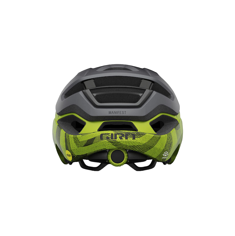 Giro Manifest Spherical MTB Helmet - Matt Metallic Black-Ano Lime - 2022