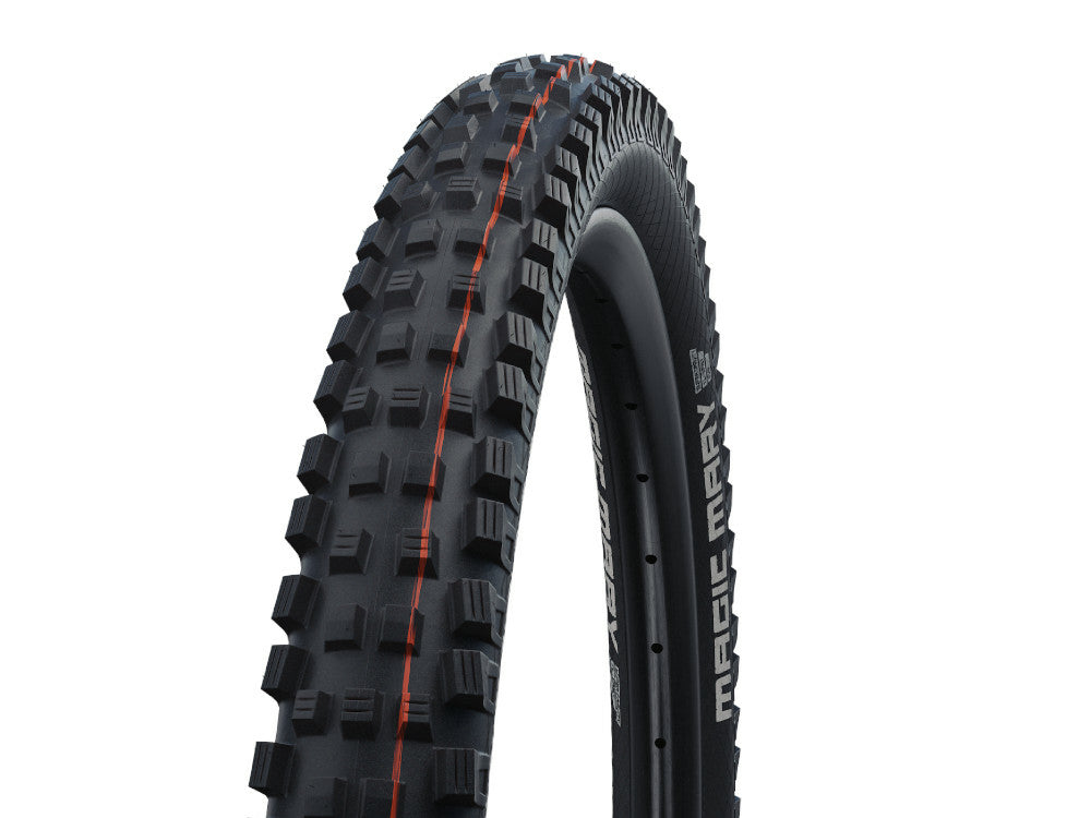 Schwalbe Magic Mary 29" Folding MTB Tire - Super Gravity Black 2.35" Addix Soft - Orange