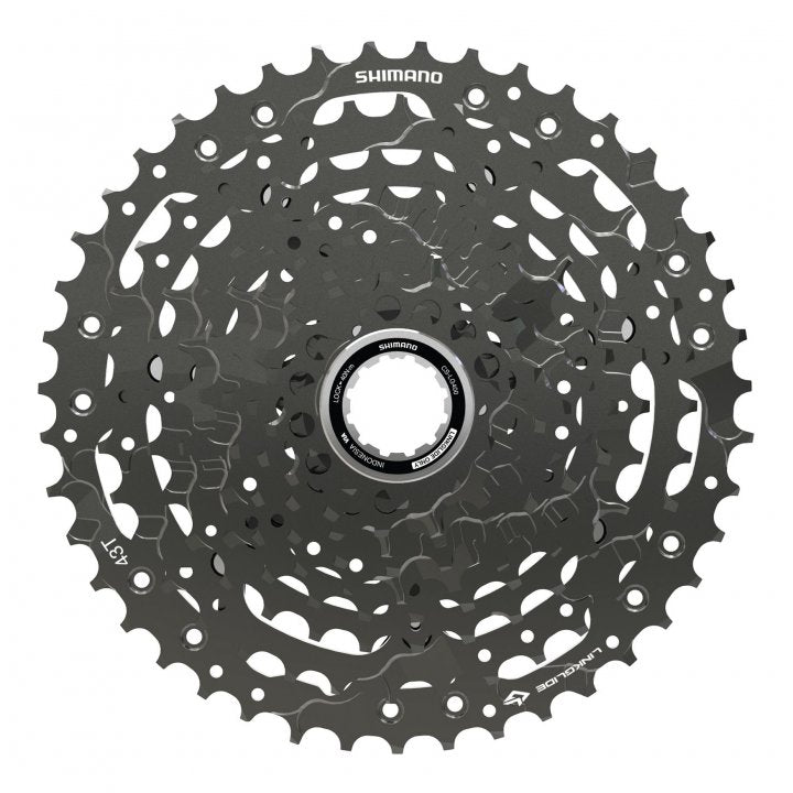 Shimano Linkglide LG400 10 Spd MTB Cassette - Black