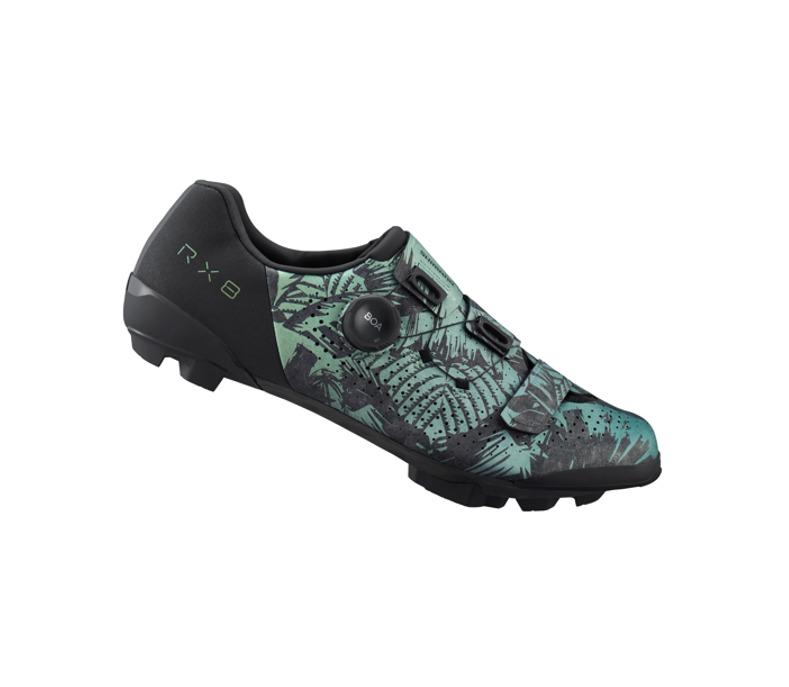 Shimano RX801 Gravel Shoe - Special Edition - Tropical Leaves - 2023 Tropical Leaves EU 42 