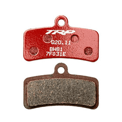 TRP 4-Piston Brake Pads - Semi-Metallic Red Fits: G-Spec DH-R, Trail SLC, Trail SL, Trail S 