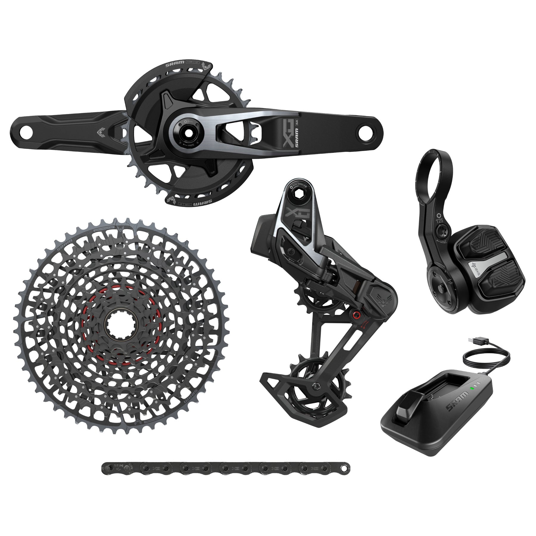 SRAM XX1 eagle AXS 12s グループセット リアディレイラー - パーツ