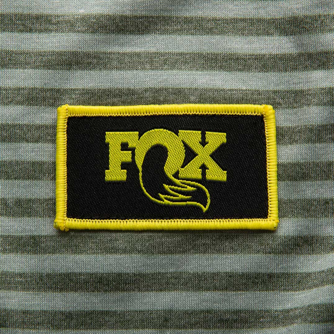 Fox Factory Striped Short Sleeve Tee - Green