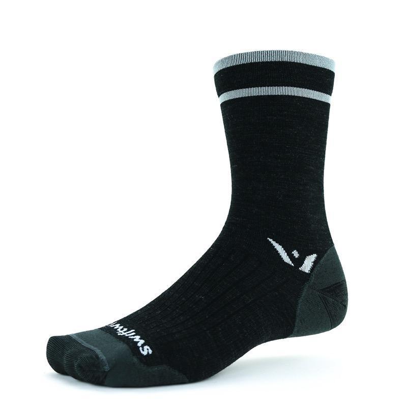 Swiftwick Pursuit Seven Ultralight Sock - Coal Gray - 2020 Coal Gray Small 