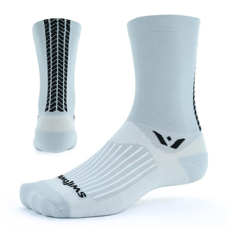 Swiftwick Vision Six Knobbies Sock - Pewter - 2020 Pewter Small 