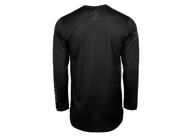 Unit Fixed Long Sleeve MTB Jersey - Black - 2022